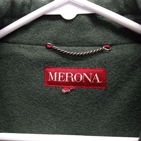 Merona green woolblend jacket - Picture 4 of 8